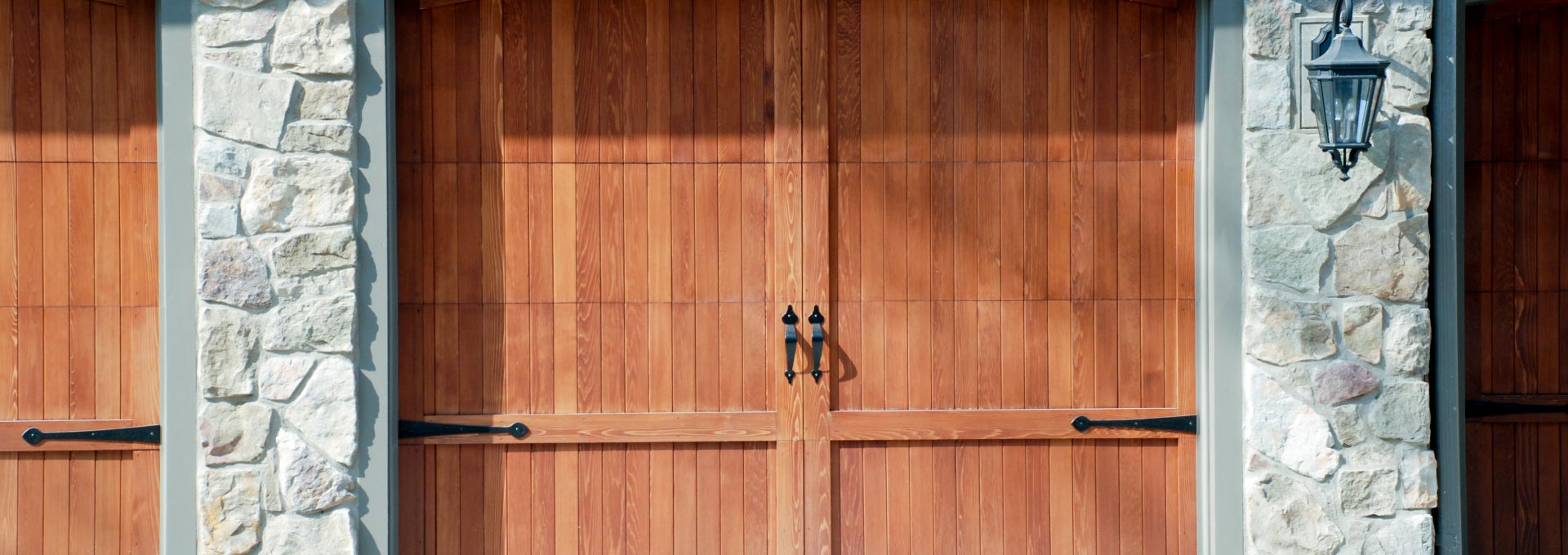 A beautiful, Amish crafted wood door